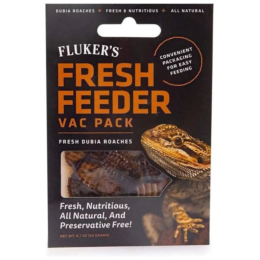 Fluker's Fresh Feeder Vac Pack Reptile Food Dubia Roaches 0.7 Oz ...