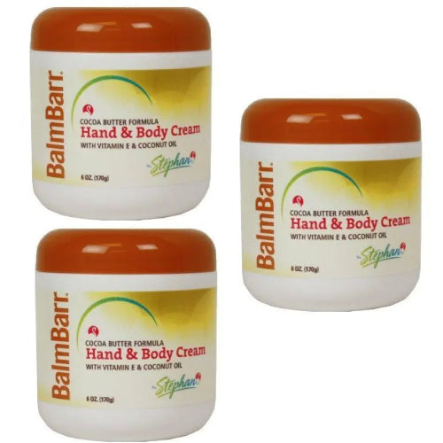 Balm Barr Hand And Body Creme Cocoa Butter 6 Oz 3 Pack Piccard Pet