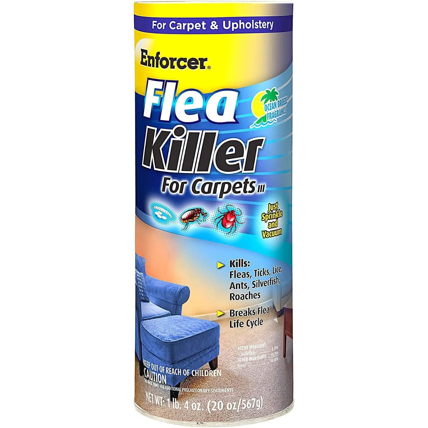 Enforcer Flea Killer for Carpets 20 oz. Piccard Pet Supplies