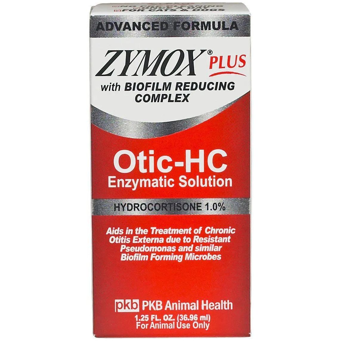 ZYMOX Plus Otic HC Formula Enzymatic Solution Hydrocortisone 1 1.25 oz