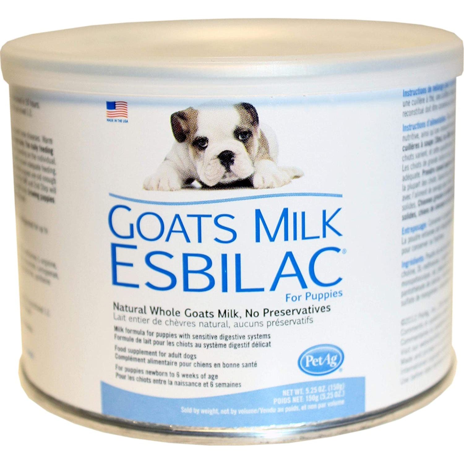 PetAg Goat s Milk Esbilac Powder for Puppies 5.25 oz. Piccard Pet
