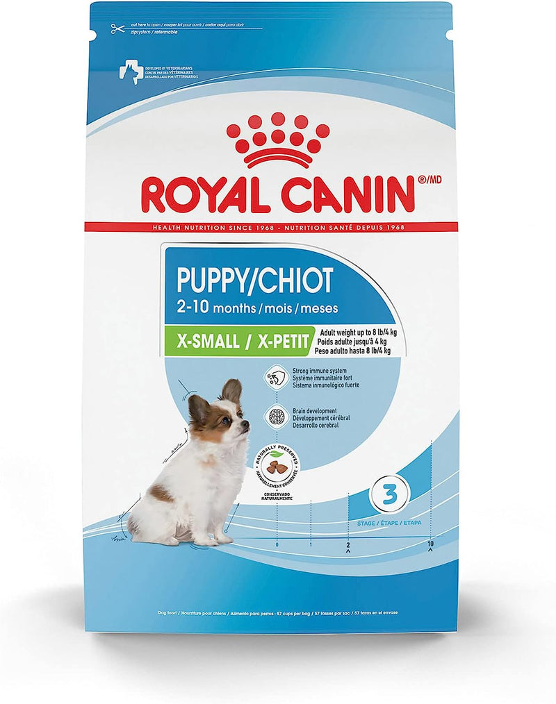 Royal Canin Size Health Nutrition X-Small Puppy Dry Dog Food, 3 Lbs. Bag