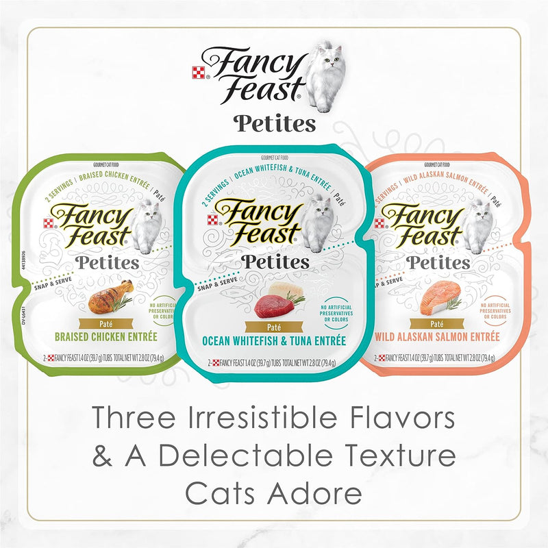 Purina Fancy Feast Gourmet Wet Cat Food Variety Pack, 24 Servings
