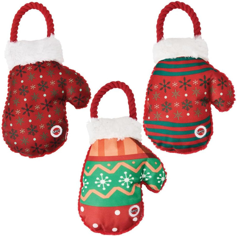 Ethical Products Spot Holiday Mitten Pet Toy Assorted