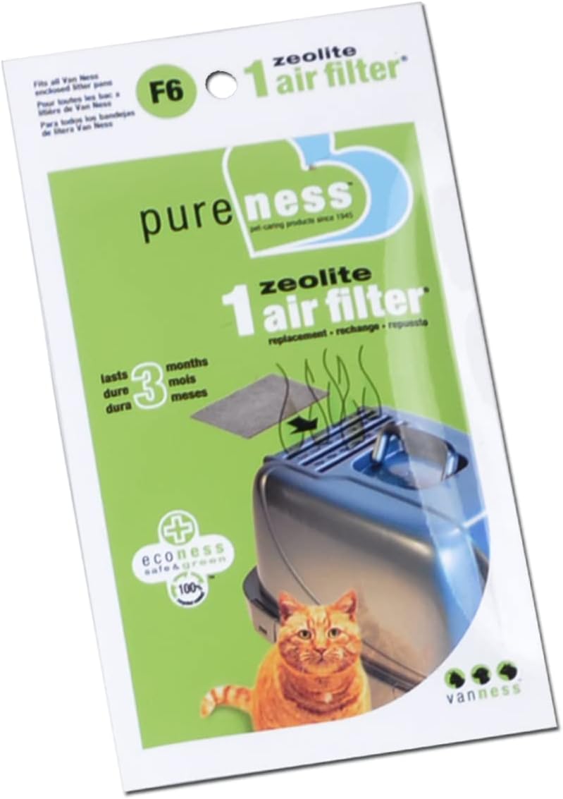 Van Ness Pets Odor Reducing Zeolite Cat Litter Box Air Filter