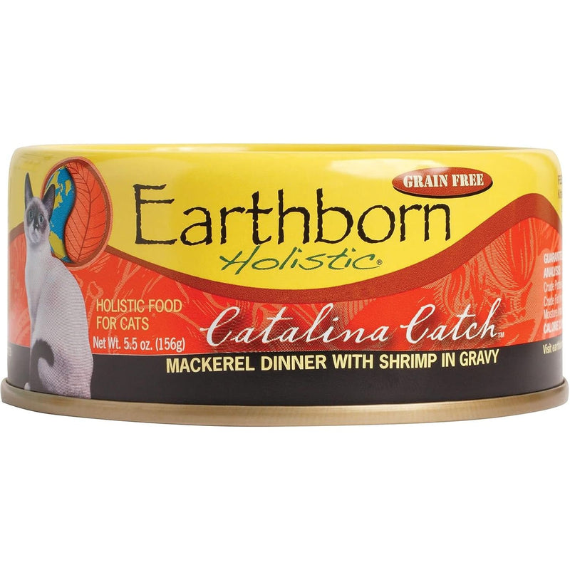 Earthborn Holisitc Catalina Catch Grain-Free Moist Cat Food 5.5 oz. 24-Pack Box