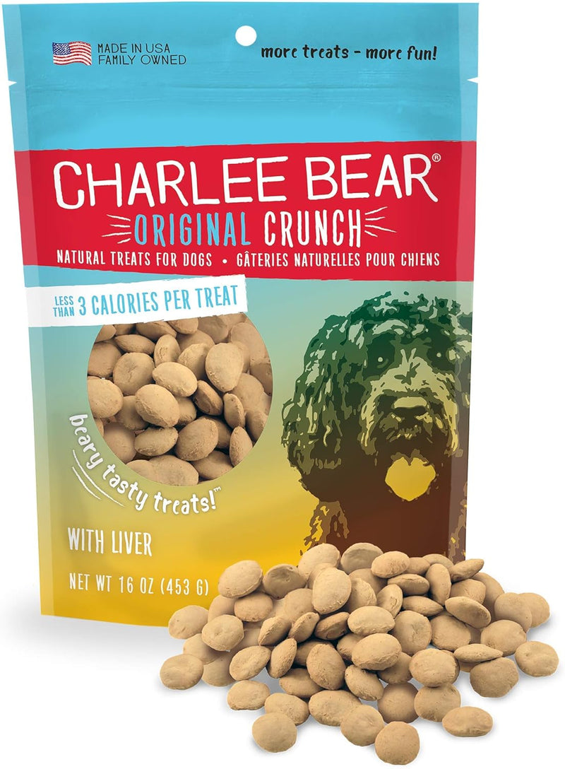 Charlee Bear Original Dog Treats, Chicken Liver Flavor 16 oz.