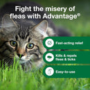 Advantage Cat Flea Treatment Spray Kills Fleas & Ticks 8 oz.