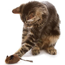 OurPets Play-N-Squeak Mouse Hunter Interactive Cat Toy, Mouse Hunter Brown