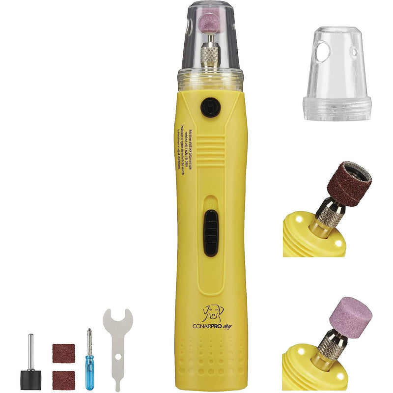 ConairPro Dog and Cat Nail Grinder Cordless for Professional Grooming
