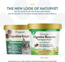 NaturVet Digestive Enzymes for Cats Plus Probiotics 60 Soft Chews