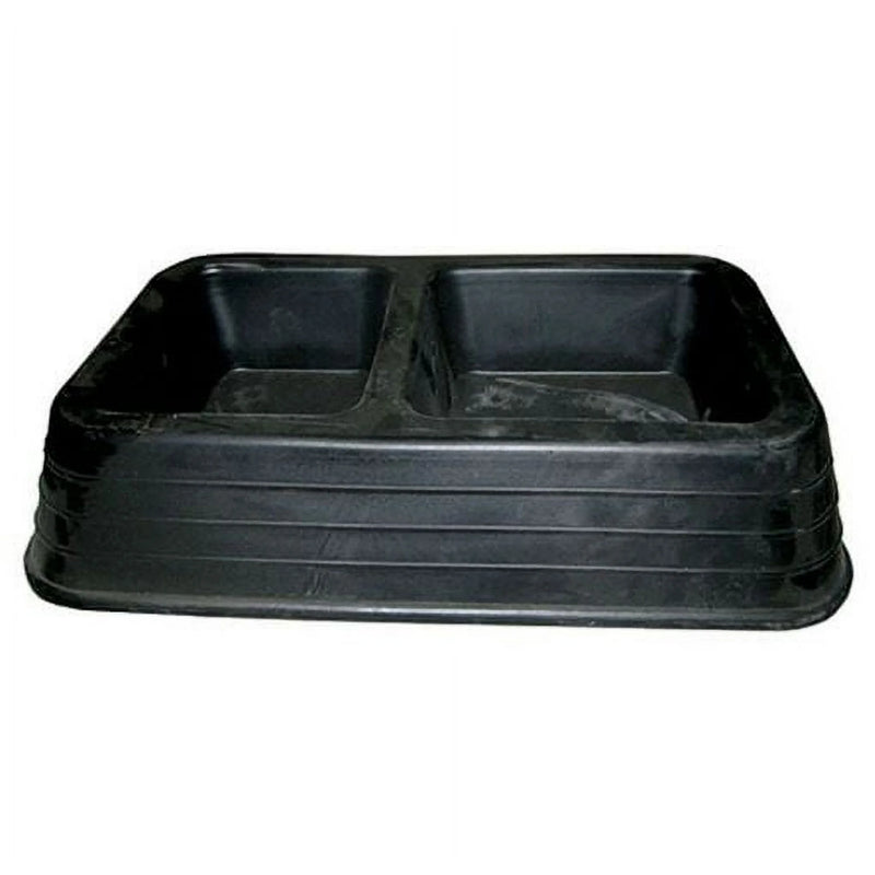 Tuff Stuff Double Heavy Duty Dish for Large Dogs and other farm animals.