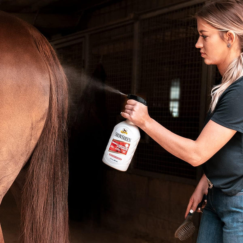 Absorbine Horse ShowSheen Hair Polish & Detangler Spray 32 oz.