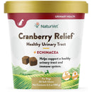 NaturVet Cranberry Relief Plus Echinacea Healthy Urinary Tract 60ct Soft Chews