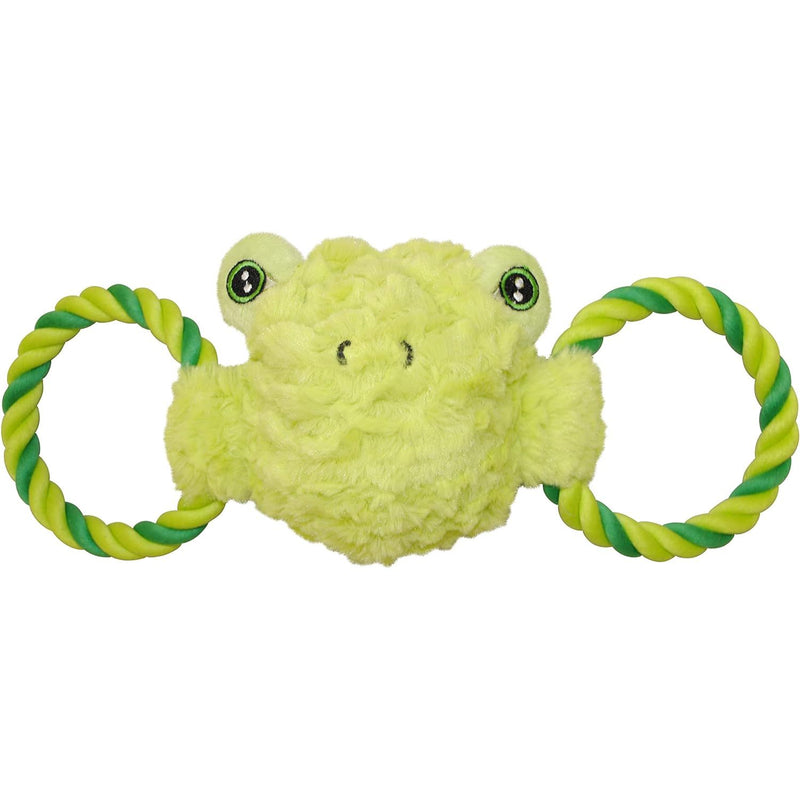 Jolly Pets Jolly Tug-a-Mal Frog Tug/Squeak Dog Toy, Large