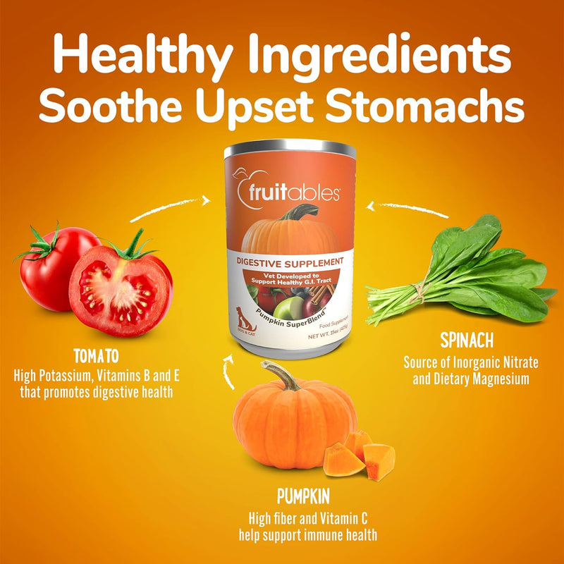 Fruitables Pumpkin Superblend Digestive Supplement 15 oz. Single Can