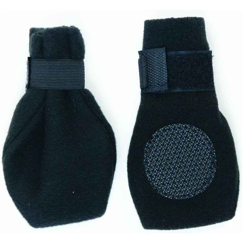 Fashion Pet Lookin Good Arctic Fleece Boots for Dogs, MD Black