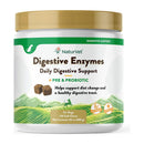 NaturVet Digestive Enzymes Plus Probiotic for Dogs 120ct Soft Chew