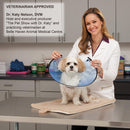 Total Pet Health Elizabethan Pet Collars Small, Clear Fits 6.5"-12"