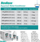 Novaqua Water Conditioner Aquariums & Ponds Fresh Saltwater 8 oz. 2-Pack