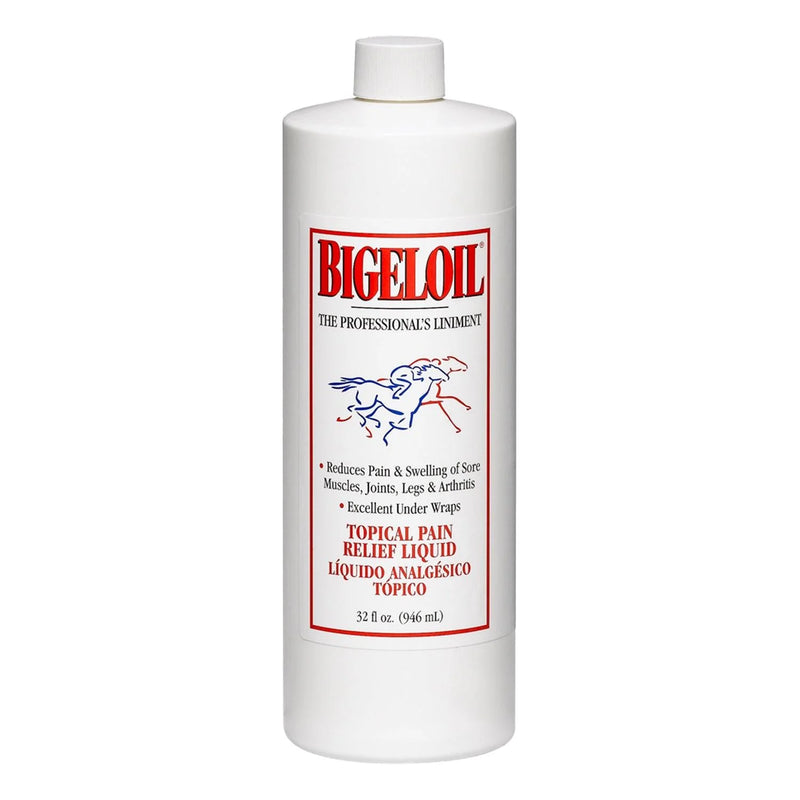 Bigeloil Sore Muscle & Joint Pain Relief Horse Liniment 32 oz.