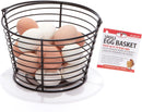 Little Giant Small Egg Basket for Carrying and Collecting Chicken Eggs 3PCK