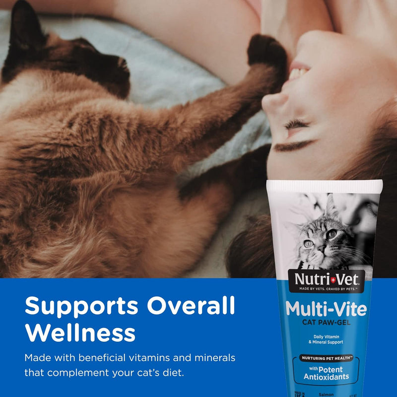 Nutri-Vet Multi-Vite Multivitamin Paw Gel for Cats