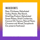 Charlee Bear Grain-Free Crunch Turkey Sweet Potato Cranberry Dog Treats 8 oz.