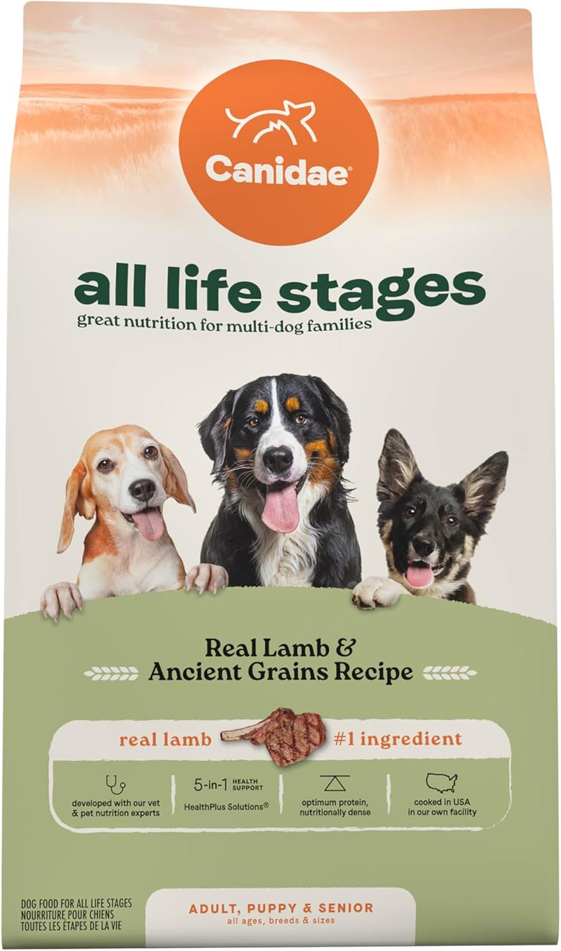 Canidae All Life Stages Real Lamb & Ancient Grains Dog Food 27lbs. Local Pickup Only