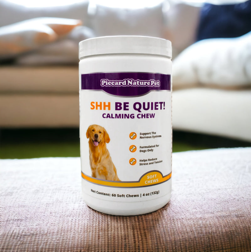 PiccardNaturePets Shh Be Quiet! Calming Aid Dog Supplement 60ct