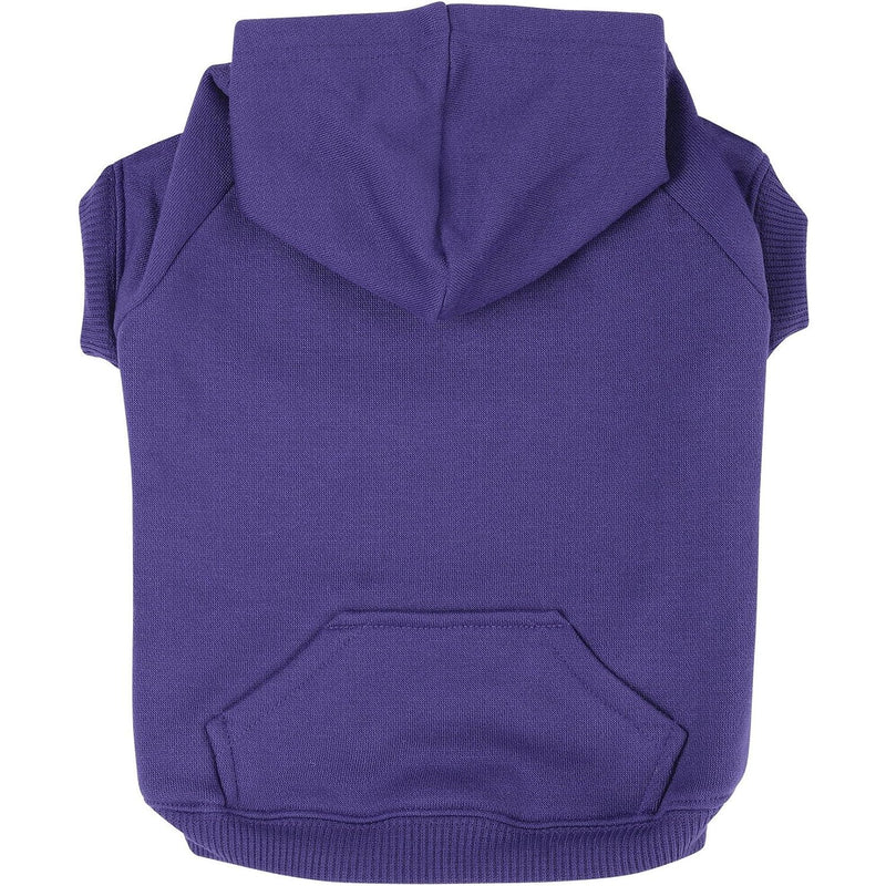 Zack & Zoey Basic Hoodie for Dogs, 20" Large, Ultra Violet