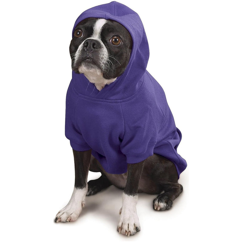 Zack & Zoey Basic Hoodie for Dogs, 20" Large, Ultra Violet