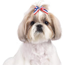 Aria Stars and Stripes Bows for Dogs, 100-Piece Canisters