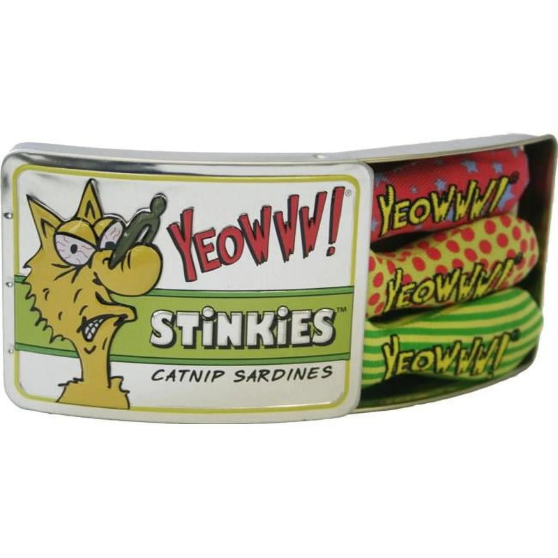 Yeowww Cat Toys with Organic Catnip Made in USA, Stinkies Cat Toy