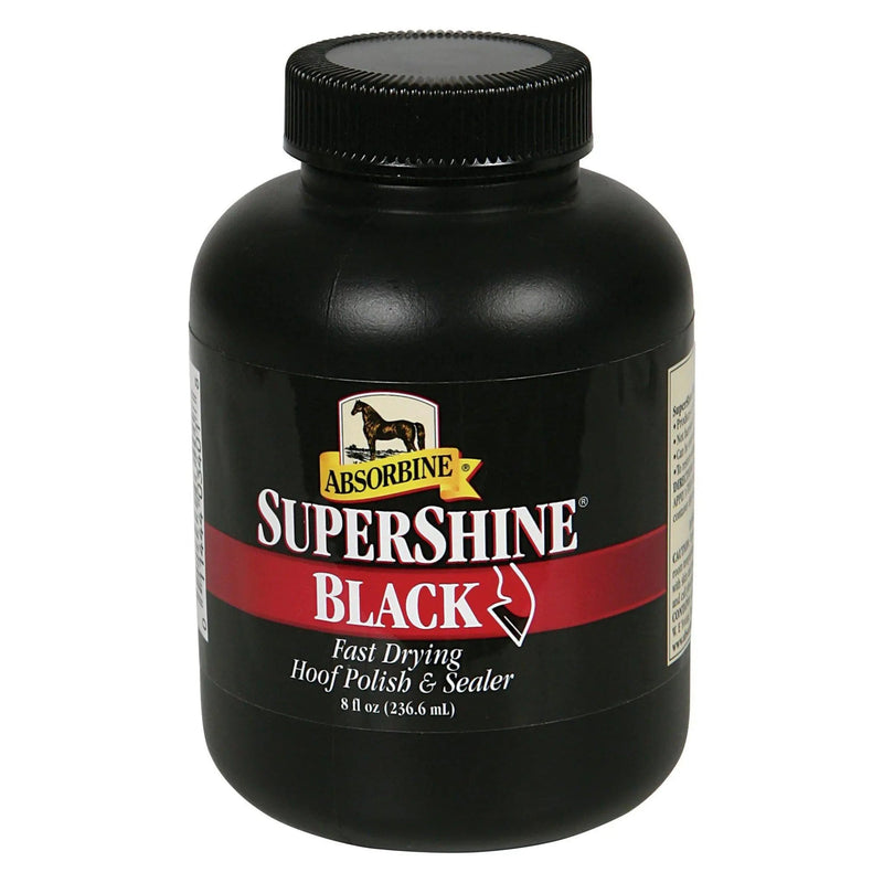 Absorbine SuperShine Hoof High Gloss Polish & Sealer 8 oz. Made in USA Absorbine