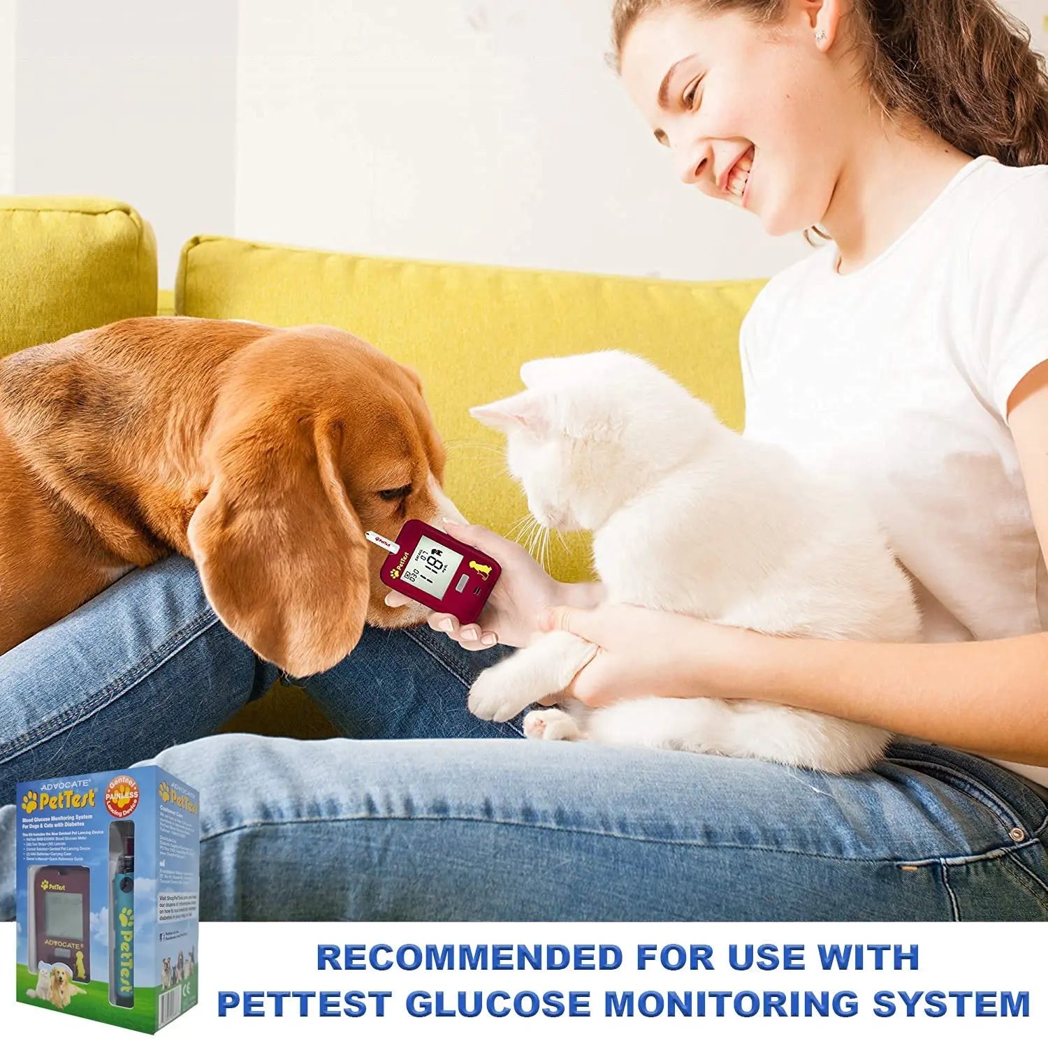 Advocate PetTest Test Strips 50 per Box Piccard Pet Supplies