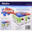 Aqueon Betta Puzzle Half Gallon Aquarium Kit Blue Aqueon