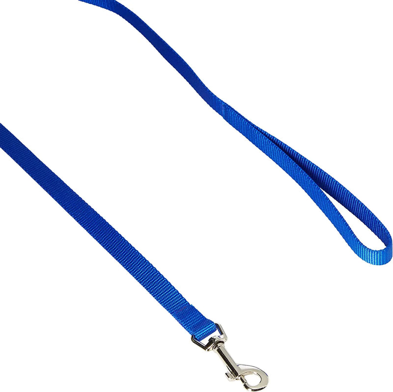 Coastal Dog Leash Single-Ply Nylon 4ft. 5/8-in Blue Coastal Pet