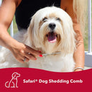 Coastal Pet Products Safari Dog Shedding Comb Wood Coastal Pet Products