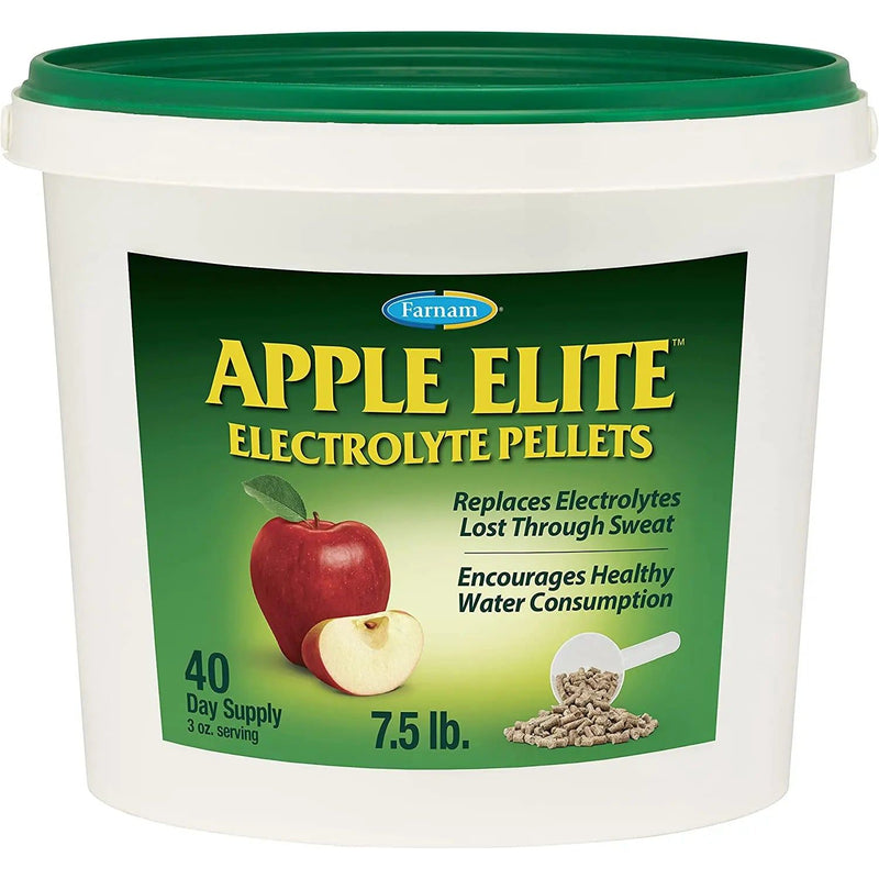 Farnam Apple Elite Electrolyte Pellets 7.5 Pounds, 40 Day Supply Farnam