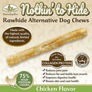 Fieldcrest Farms Nothin' to Hide Rawhide Rolls 10" Chicken Flavor Fieldcrest Farms