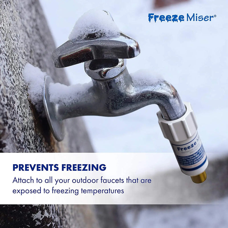 Freeze Miser Outdoor Faucet Freeze Protection Blue Penguin