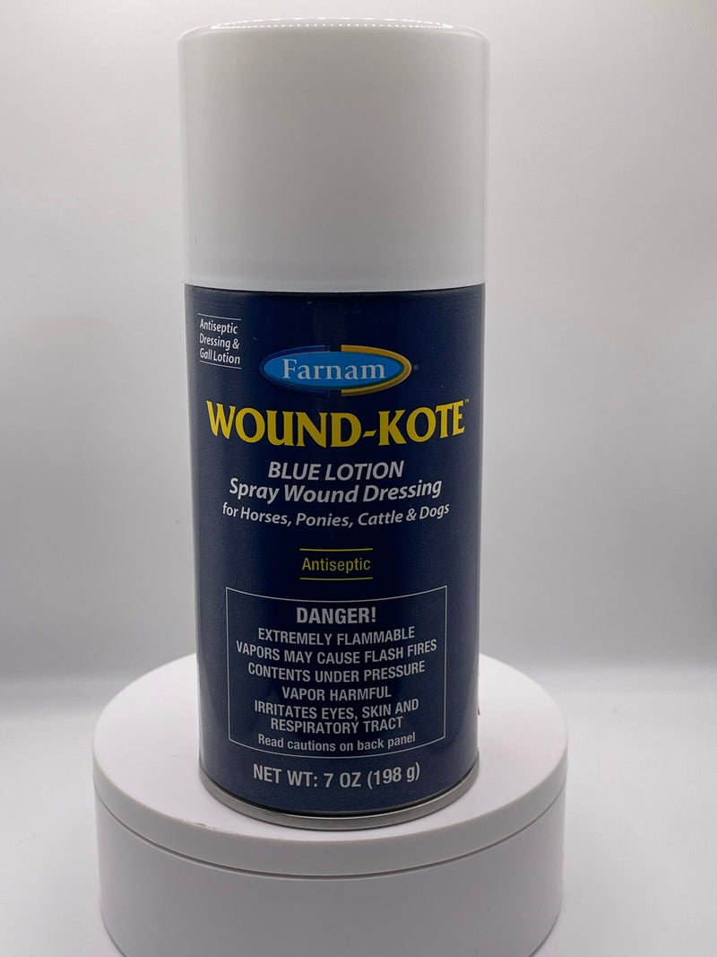 Farnam Wound-Kote Blue Lotion Spray for Animals 7 oz.