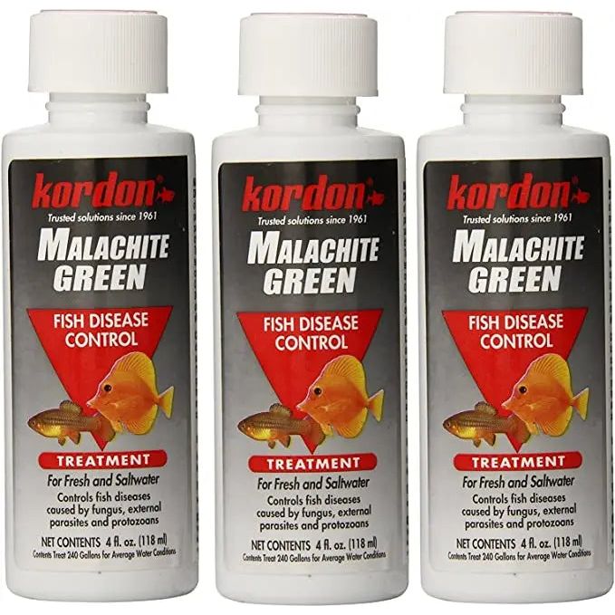 Kordon Malachite Green Fish Disease Control 4 oz. 3-Pack Kordon