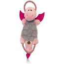 Magic Mats Pink Dragon Interactive Dog Tug Toy, Large Charming Pet