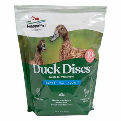 Manna Pro Duck And Geese Duck Discs Waterfowl Treats 16 oz. Manna Pro