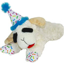 Multipet Lamb Chop with Birthday Hat Dog Toy, Assorted Multipet