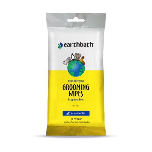 Earthbath All Natural Grooming Wipes 30 Count