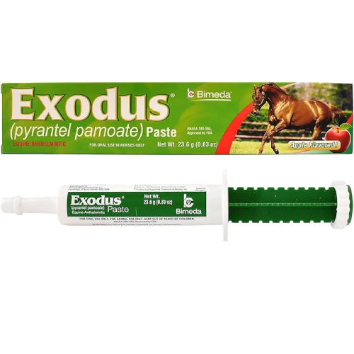 Exodus Pyrantel Pamoate Paste for Horses, 23.6 Grams 6-Pack