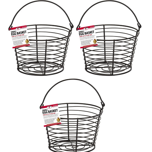 Little Giant Small Egg Basket for Carrying and Collecting Chicken Eggs 3PCK